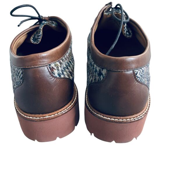BASS HARRIS TWEED WALLACE MOC SHOES SIZE 10 main image 5